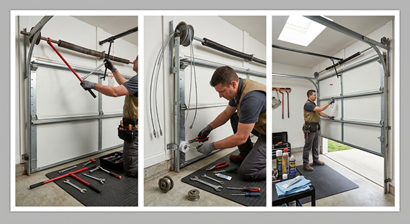 Garage Door Repair Steps in Grandview CA